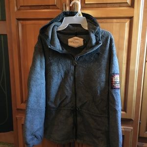 Woolrich  Ladies Medium Fleece coat with hood